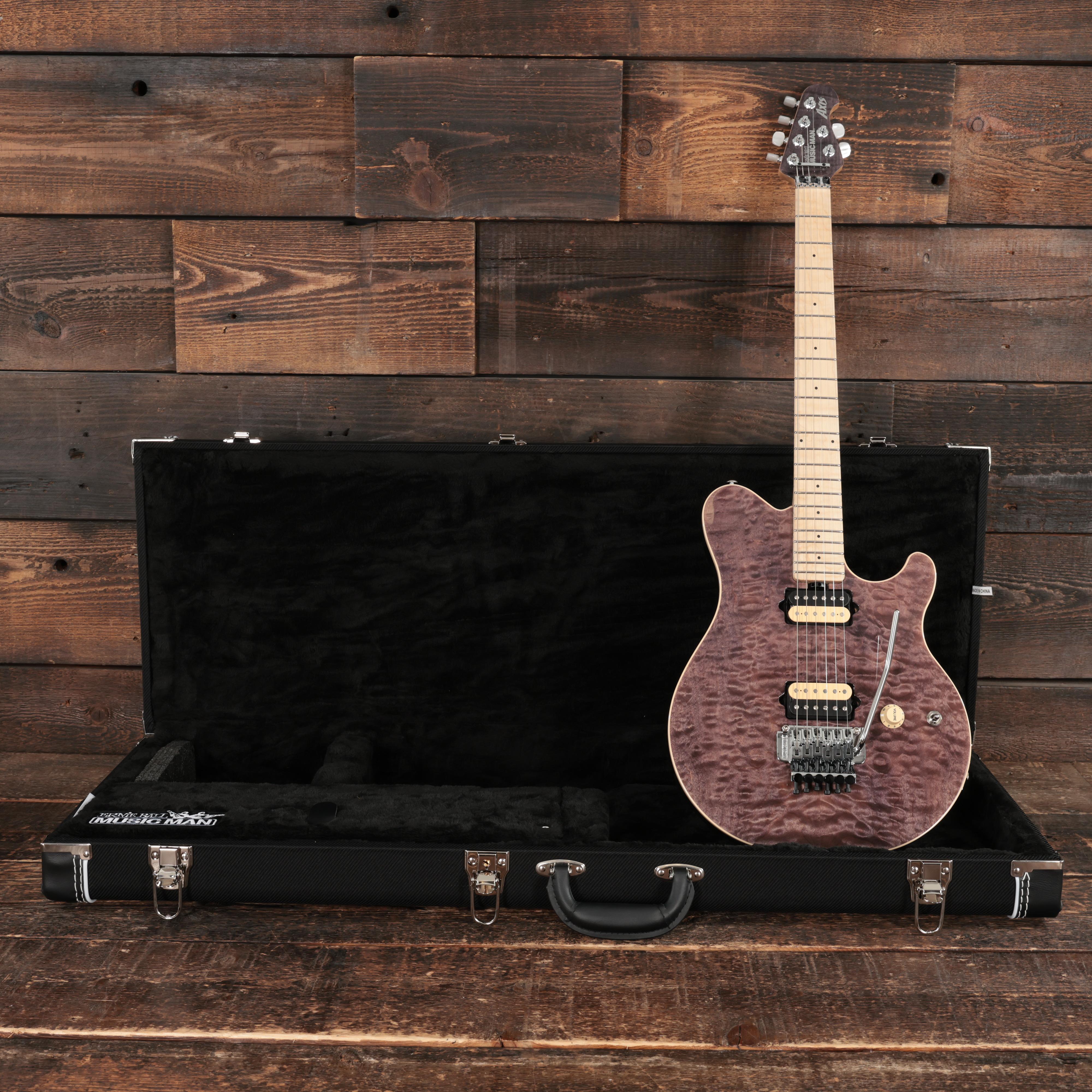 Music Man 30th Anniversary Axis in Translucent Black Quilt